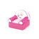 Lambs & Ivy Raspberry Swirl Kid's Recliner