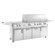 Fire Magic Echelon E1060s Cabinet Gas Grill with Power Burner