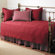 Stone Cottage Bedding Trellis 5 Piece Daybed Set in Scarlet