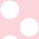 WallCandy Arts Polkda Dot Wallpaper in Pink and White