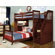 NE Kids School House L-Shaped Bunk Bed with Desk and Stairs