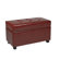OSP Designs Metro Collection Rectangular Vinyl Storage Ottoman