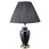 ORE Furniture Tall Ceramic Table Lamp in Black