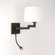 Astro Lighting Momo Swing-arm LED Wall Light in Bronze