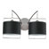 ET2 Passion  Wall Sconce in Satin Nickel/Polished Chrome