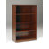 Mayline Group Stella Four Shelf Bookcase in Toffee