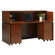 Mayline Group Stella Reception Station with Pedestals