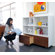 Spot on Square Roh Shelves in White / Walnut