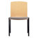 Source Seating Zag Four Leather Guest Side Chair with Seat Pad