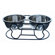 YML Wrought Iron Stand with Double Stainless Steel  Bowls