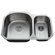 Kraus 32" Undermount 70/30 Double Bowl Kitchen Sink with 14.9" Faucet and Soap Dispenser