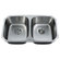 Kraus 32 inch Undermount Double Bowl Stainless Steel Kitchen Sink with Kitchen Faucet and Soap Dispenser