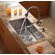 Kraus Undermount 30" Kitchen Sink with Faucet and Soap Dispenser