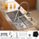 Kraus Undermount 30" Kitchen Sink with Faucet and Soap Dispenser
