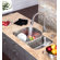 Kraus Kitchen Accessories 18" Stainless Steel Rinse Basket for Kitchen Sink in Chrome