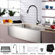 Kraus Farmhouse 33" Single Bowl Kitchen Sink with Faucet and Soap Dispenser