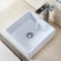 Kraus Combos Square Ceramic Sink and Single Hole Faucet with Single Hande