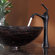 Kraus Copper Illusion Glass Vessel Sink and Ventus Faucet