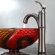 Kraus Copper Snake Glass Vessel Sink and Riviera Faucet