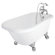 American Bath Factory Jester AcraStone Traditional Bath Tub Faucet Package 1 in White