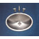 Houzer Club Topmount Oval Bathroom Sink in Satin