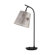 Lights Up! Walker Table Lamp in Powder Coated Black