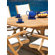 Three Birds Casual Teak Chelsea Riviera 4 Piece Dining Set