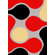 Istikbal Rainbow Black/Red Rug