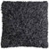 Chandra Rugs Black Shag Floor Pillows