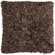 Chandra Rugs Brown Shag Floor Pillows