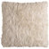 Chandra Rugs White Shag Floor Pillows