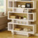 Hokku Designs Celio Three-Tier Bookcase / Display Cabinet in Matte White