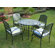 International Caravan Diamond Lattice 5 Piece Dining Set