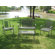 International Caravan Iron Patio 4 Piece Bench Seating Group