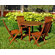 International Caravan Complete 5 Piece Dining Set