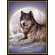 Milliken Hautman Wolf and Moon Mat