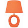 Lite Source Bellona  Table Lamp in Orange Ceramic
