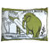 Koko Company Match Co 20" x 26" Sham in Olive / Black