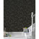 Graham & Brown Barbara Hulanicki Flock Skulls Wallpaper in Black