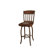 American Heritage Lancaster Stool in Ginger Spice with Bourbon Leather