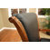 American Heritage Napoli Stool with Black Leather