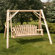 Moon Valley Rustic Lawn Porch Swing with Stand