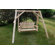 Moon Valley Rustic Lawn Porch Swing with Stand
