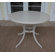Hospitality Rattan Outdoor Slatted Aluminum Bistro Dining Table