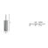 Smedbo Outline Toilet Brush with Acrylic Lid