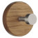 Smedbo Beslagsboden Rounded Oak Coat Hook