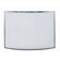 Uniflame Corporation Single Panel Curved Pewter Fireplace Screen