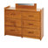 Sunset Trading Rustic 6 Drawer Dresser