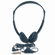 AmpliVox Sound Systems Personal Multimedia Stereo Headphones with Volume Control, Black                                                             