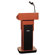 AmpliVox Sound Systems Presidential Plus Adjustable Wireless Column Lectern, 20 x 13 x 46-1/2, Mahogany